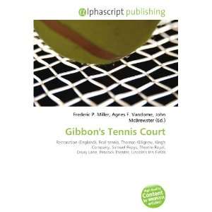  Gibbons Tennis Court (9786133939905) Books