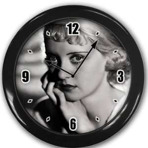 Betty Davis Wall Clock Black Great Unique Gift Idea