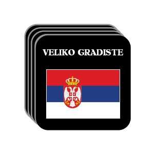  Serbia   VELIKO GRADISTE Set of 4 Mini Mousepad Coasters 