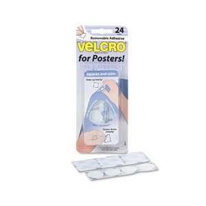  VELCRO Removable Poster Hanger Squares and Coins   Pack of 