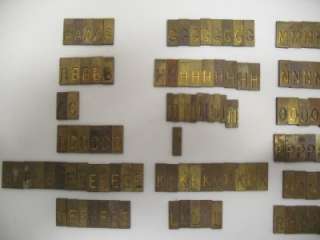Brass Engraving Font Letters/Number Set New Hermes Engravograph 