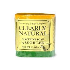  Clearly Natural Glycerine Soap 3 Pack, Assorted   1 pack 
