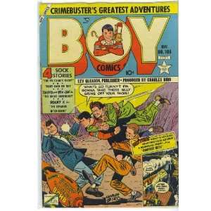  Boy Comics # 105, 4.0 VG Lev Gleason Books