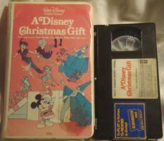 Disney Christmas Gift VHS Walt Disney  