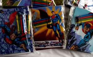 12 Superman Coloring Book & 48 Crayon Party Activities  