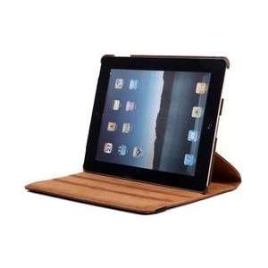    NUOIEER Leather Folding Apple iPad2 Case (Brown) Electronics