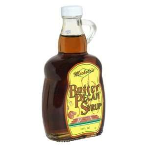 Michele Foods Butter Pecan Syrup 13 oz.  Grocery & Gourmet 