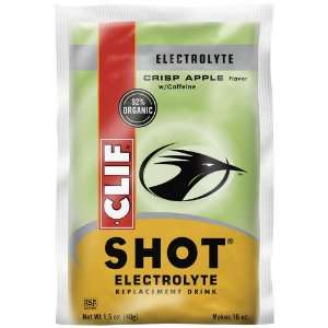  Clif Shot Electrolyte Drink Mix Crisp Apple   12 Pk, 1 