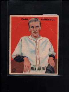 1933 GOUDEY #234 CARL HUBBELL VG A9754  