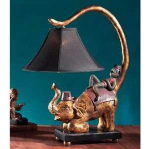  Elephant Monkey Lamp   Magnificent