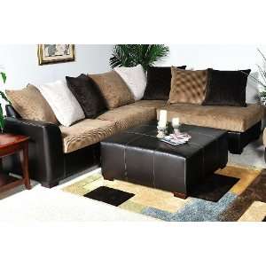  Benchmark Upholstery Domino Sectional Sofa