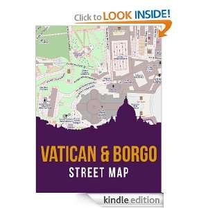 Vatican City & Borgo (rione of Rome) Street Map eReaderMaps, Jane 