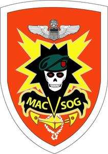 STICKER MILITARY VET MAC V SOG VETERAN  