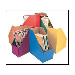  TLS ColorPam Solid Colored Corrugated Magazine File Cases 
