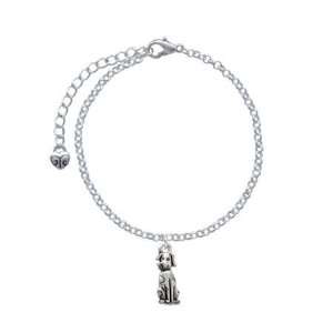 Spotted Dog Silver Plated Elegant Charm Bracelet [Jewelry]