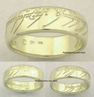   Ring of Power, The Precious, Lord of the Rings Jewelry, 10 K. Gold NEW