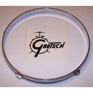  Gretsch Drum Die Cast Chrome 12 Hoop 5 Lug Musical 
