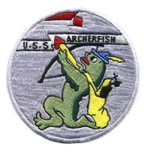  USS ARCHER FISH Patch 4.8 Military Navy Arts, Crafts 