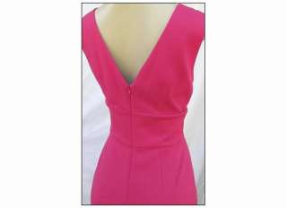 NEW Trina Turk Etiquette Pink Fuschia Classic Sheath Career Dress w 