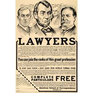   School Lawyers Degree   Original Print Ad