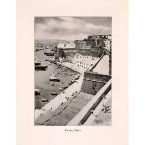  1907 Print Ernest Peixotto Valetta Valletta Malta Il Belt 