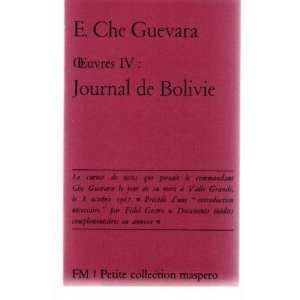 Oeuvres 4 journal de bolivie Che Guevara Ernesto  Books