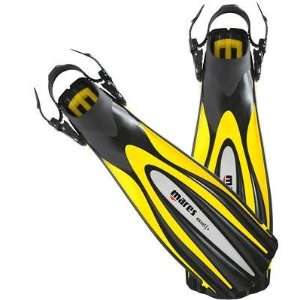  New Mares Excel Plus Open Heel Scuba Diving Fins   Yellow 