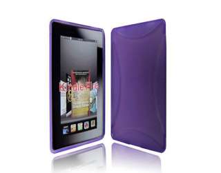   Gel Soft Cover Pouch fo  Kindle Fire 7 Tablet 2011 Model Purple