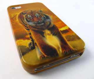 TIGER ANIMAL SERIES HARD SNAP ON CASE COVER APPLE IPHONE 4 4s PHONE 