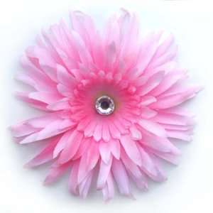  Pink Flower Clip