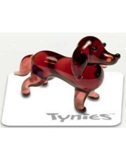   Dog Collection 1 Doc   Dachshund Glass Figure *Colors May Vary*  