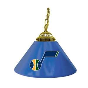  Utah Jazz NBA Single Shade Bar Lamp   14 inch   Game Room 