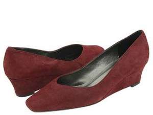 VANELI Amira Womens Red Leather Wedge Shoes SZ 10M New  