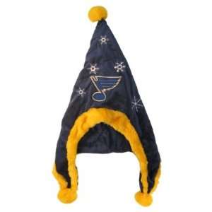   Blues NHL Hockey Soft Fleece Snowflake Dangle Hat