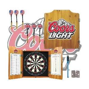 Coors Light Dart Cabinet w/ darts