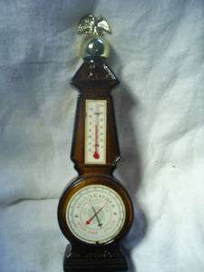 VINTAGE AVON LEATHER AFTERSHAVE BOTTLE W/THERMOMETER  