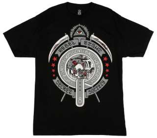 Rebel8 Clothing Secret Society S/S T Shirt   Black  