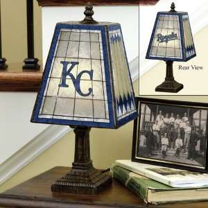 The Memory Company Kansas City Royals 14 Art Glass Table 