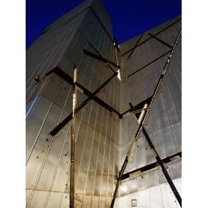  Zinc Clad Walls of Jewish Museum in Kreutzberg, Berlin 