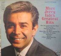 More Jerry Vales Greatest Hits LP 1967 CS 9459 Pop VG  