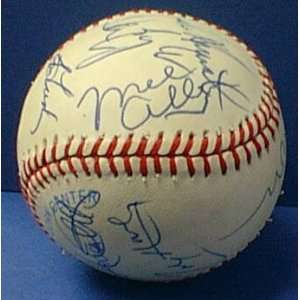  Multi Signature Baseball Autographed Baseball Sports 