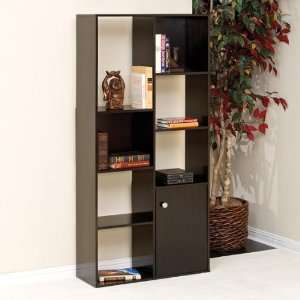    Sauder Market Park Bookcase in Black,Apricot Furniture & Decor