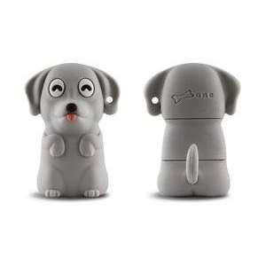  USB Flash Drive 4 Gb Dog Grey Color 