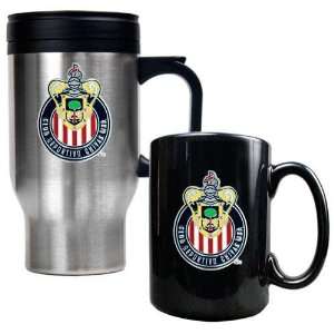  Chivas USA MLS Stainless Steel Travel Mug and Black 