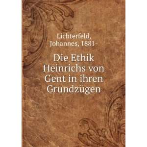   in ihren GrundzÃ¼gen (German Edition) Johannes Lichterfeld Books