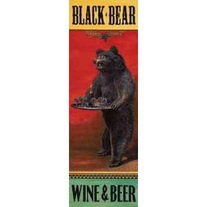  Black Bear Wine Beer by Penny Wagner. size 12 inches 