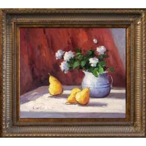 Artmasters Collection KM89551 655D Flower & Fruit II Framed Oil 