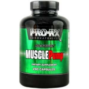  Pro Rx Labs Muscle Pump   240 Capsules Health & Personal 