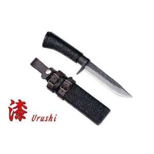  Urushi, 4.73 in. 15 Layer Damascus, Oak w/Black Cord Lacquer 