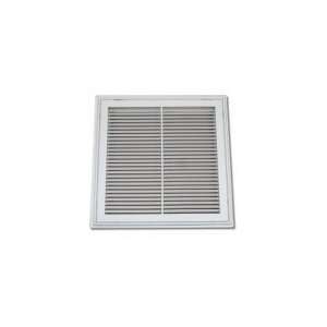   1X2 1x2 T Bar Fixed Blade Filter Grille   White
